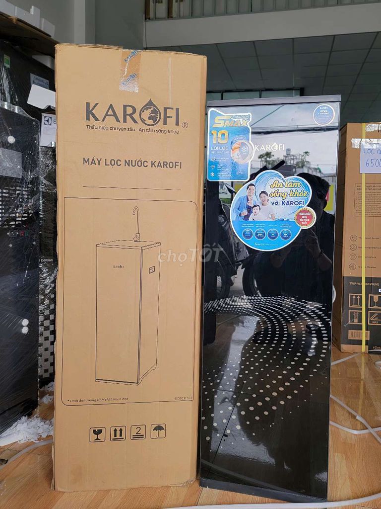 Máy lọc nước Karofi Nóng nguội lạnh 10 lõi. Mua bán Bếp, lò, đồ điện nhà bếp tại Quận 3 Tp Hồ Chí Minh được đăng bởi ĐIỆN MÁY GIÁ KHO hình 1