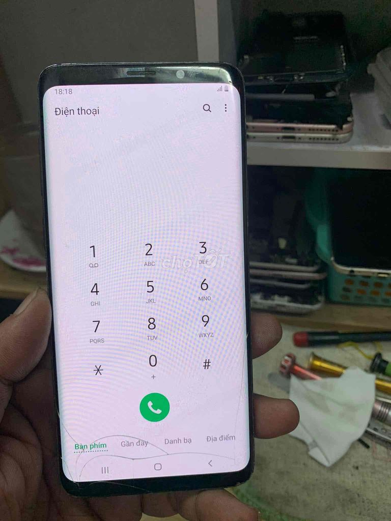 S9+ màn nứt kính