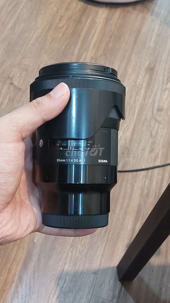 Lens sigma 35mm F1.4 for sony đẹp. Mua bán Máy ảnh, Máy quay tại Quận Thanh Khê Đà Nẵng được đăng bởi Lê Quốc Bình Yên hình 1