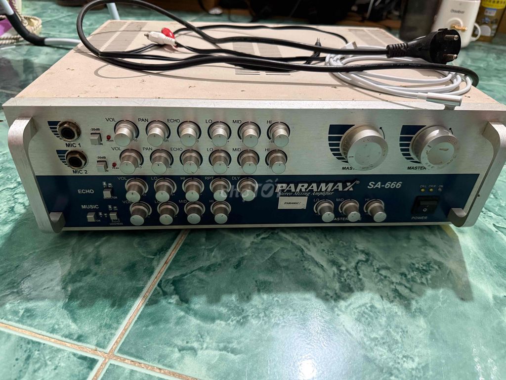 Amply Paramax SA-666. Mua bán Tivi, Âm thanh tại Thành phố Cà Mau Cà Mau được đăng bởi Linh Phụ Kiện hình 1