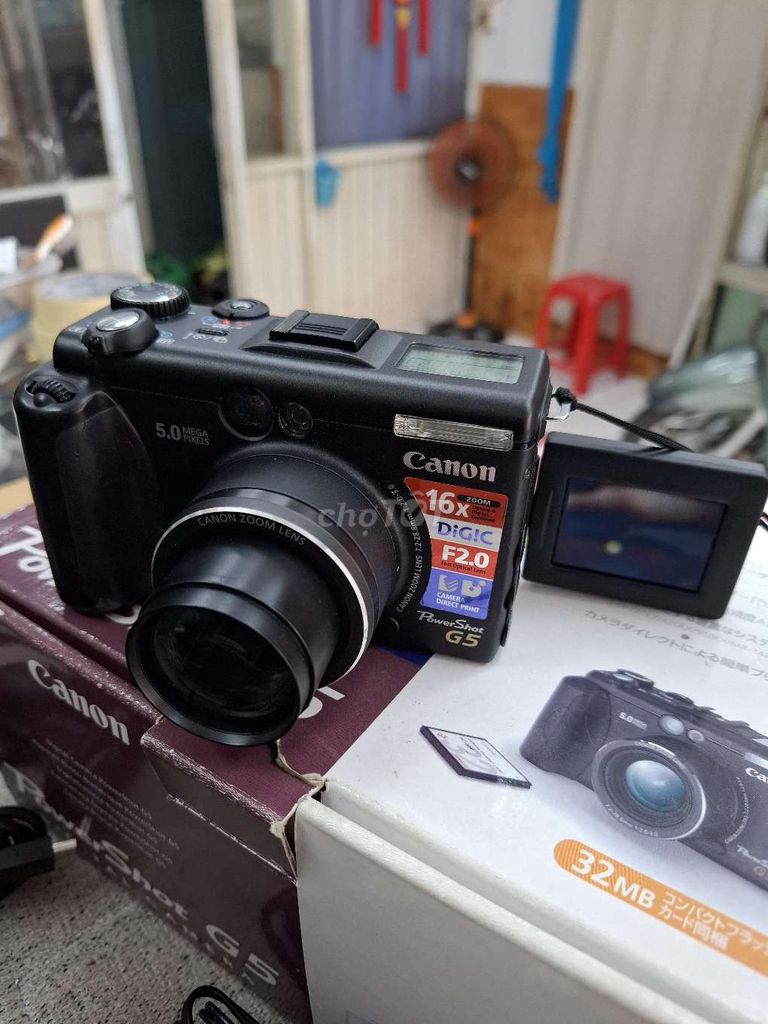 Canon G5 .đẹp .full box. Sellfile