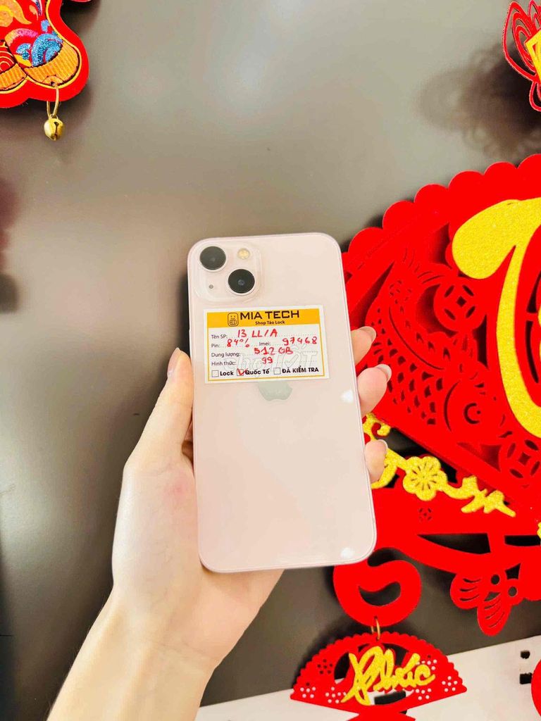 iPhone 13 Quốc Tế 512GB Hồng. Mua bán Điện thoại tại Quận Ba Đình Hà Nội được đăng bởi Huy Trần hình 1