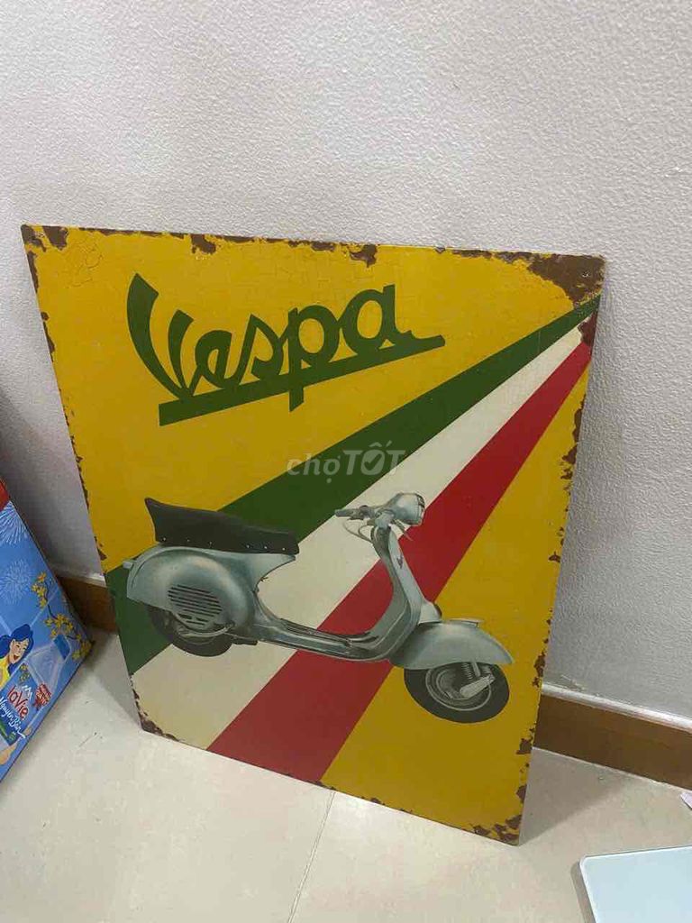 Tranh trang trí kim loại Vespa. Mua bán Cây cảnh, đồ trang trí tại Quận Bình Thạnh Tp Hồ Chí Minh được đăng bởi Mimi hình 1