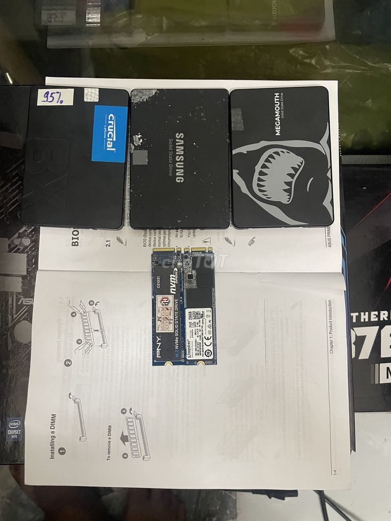 SSD  240GB SATA VS NVME. Mua bán Linh kiện (RAM, Card...) tại Thành phố Huế Thừa Thiên Huế được đăng bởi Rin hình 1