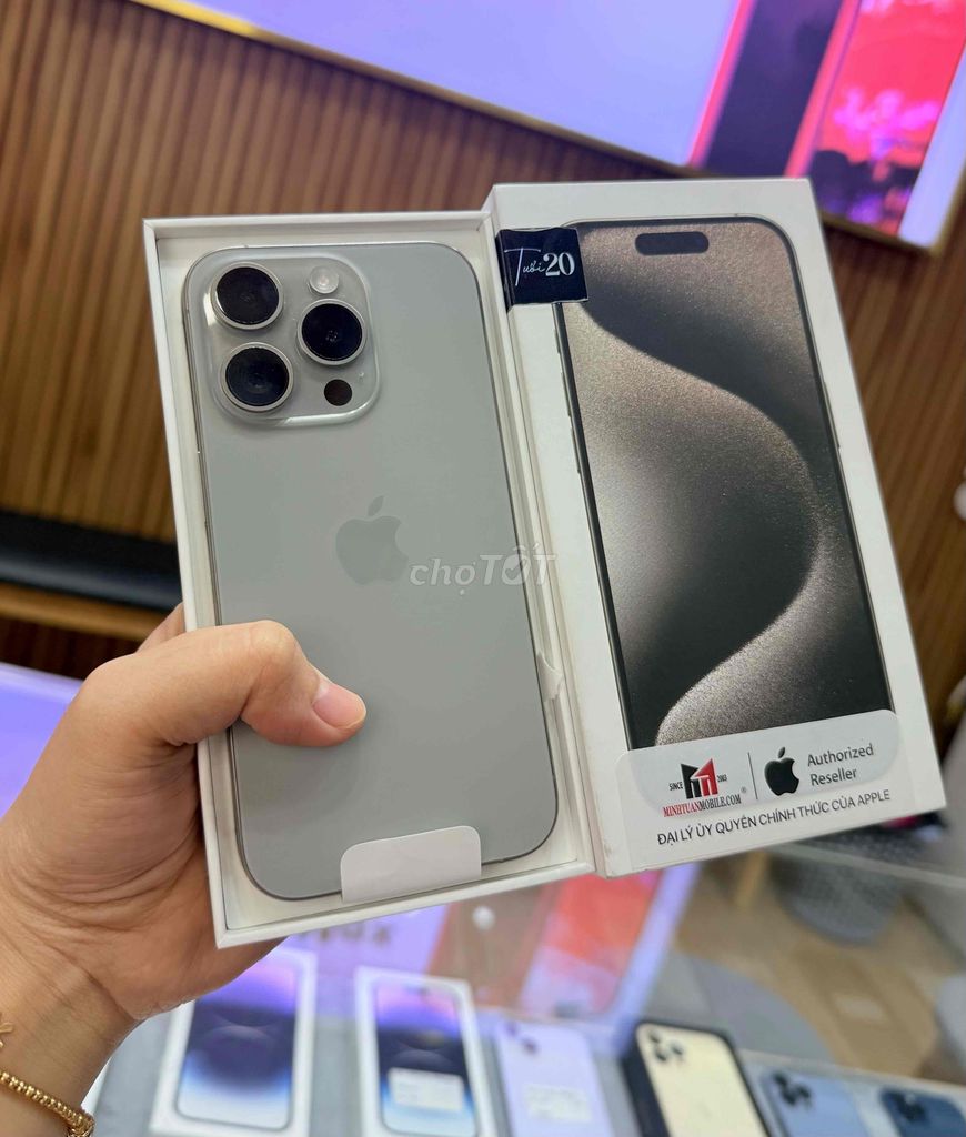 Iphone 15 pro 256gb VN fullbox đẹp keng pin 91