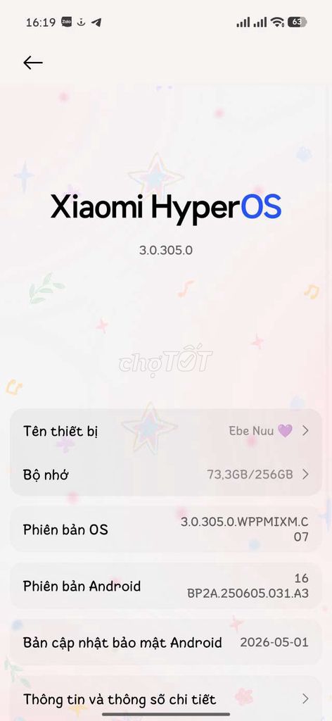 Xiaomi Redmi Note 15 Pro 5G 256GB. Mua bán Điện thoại tại Thành phố Thủ Đức Tp Hồ Chí Minh được đăng bởi Trâmm Thùyy hình 1