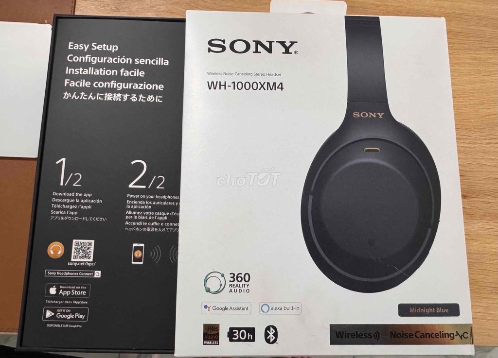 Tai nghe Sony WH-1000XM4 Đen 99% mới. Mua bán Tivi, Âm thanh tại Quận Tân Bình Tp Hồ Chí Minh được đăng bởi minh tran hình 1