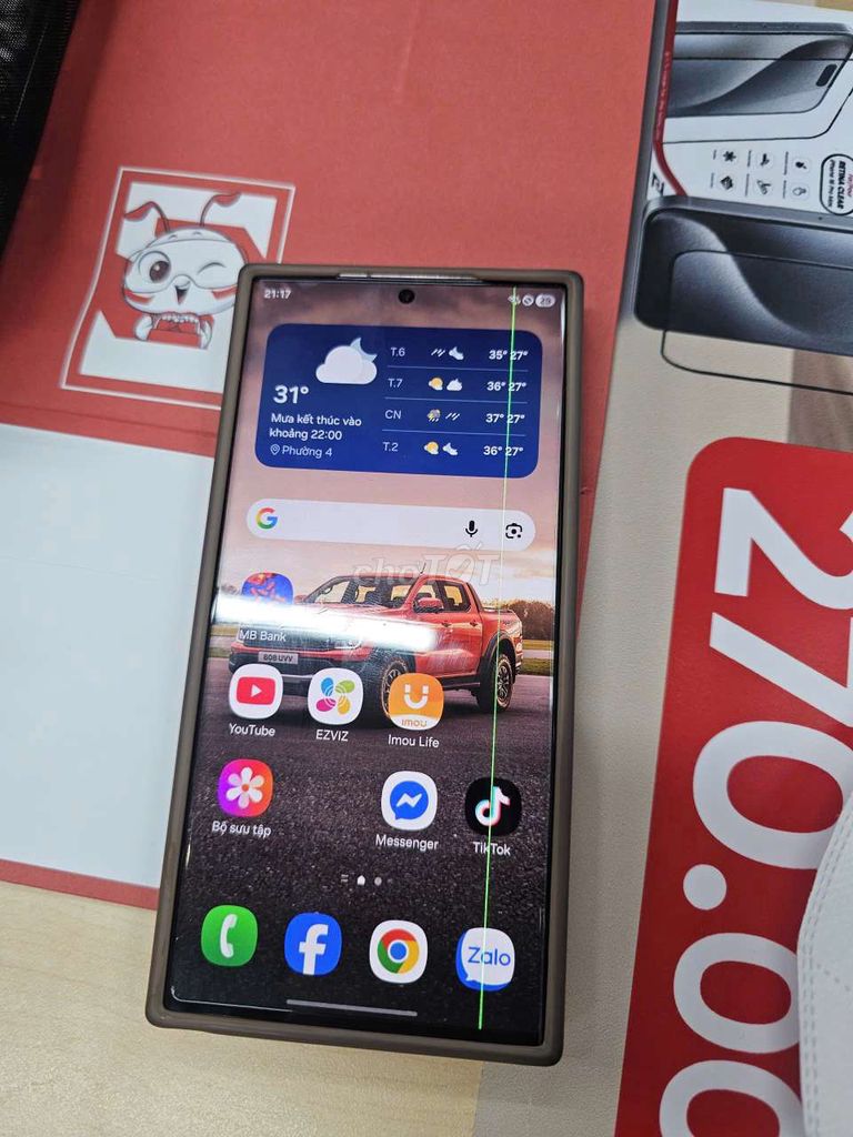 Samsung S23 Ultra 512GB Hồng sọc màn hình. Mua bán Điện thoại tại Huyện Dương Minh Châu Tây Ninh được đăng bởi Nhựt hình 1