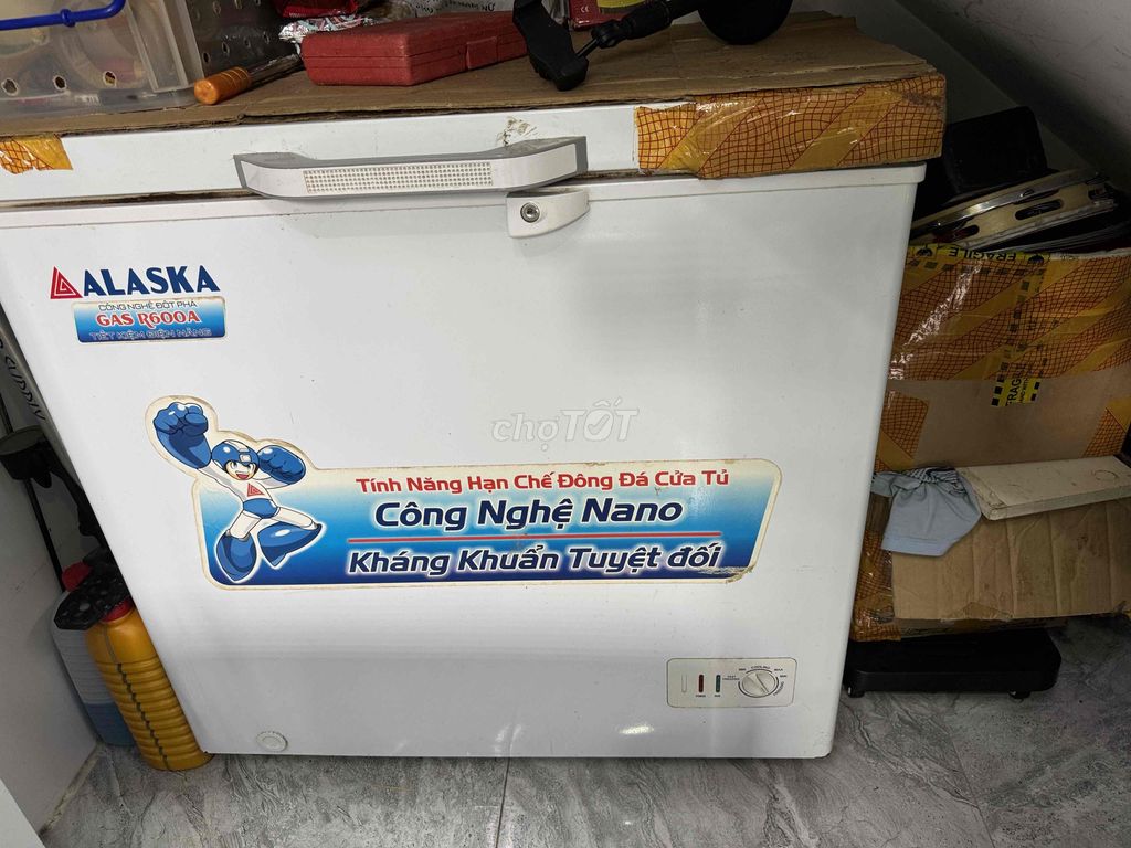 TỦ ĐÔNG ALASKA 205L SỬ DỤNG TỐT , DỌN NHÀ CẦN BÁN