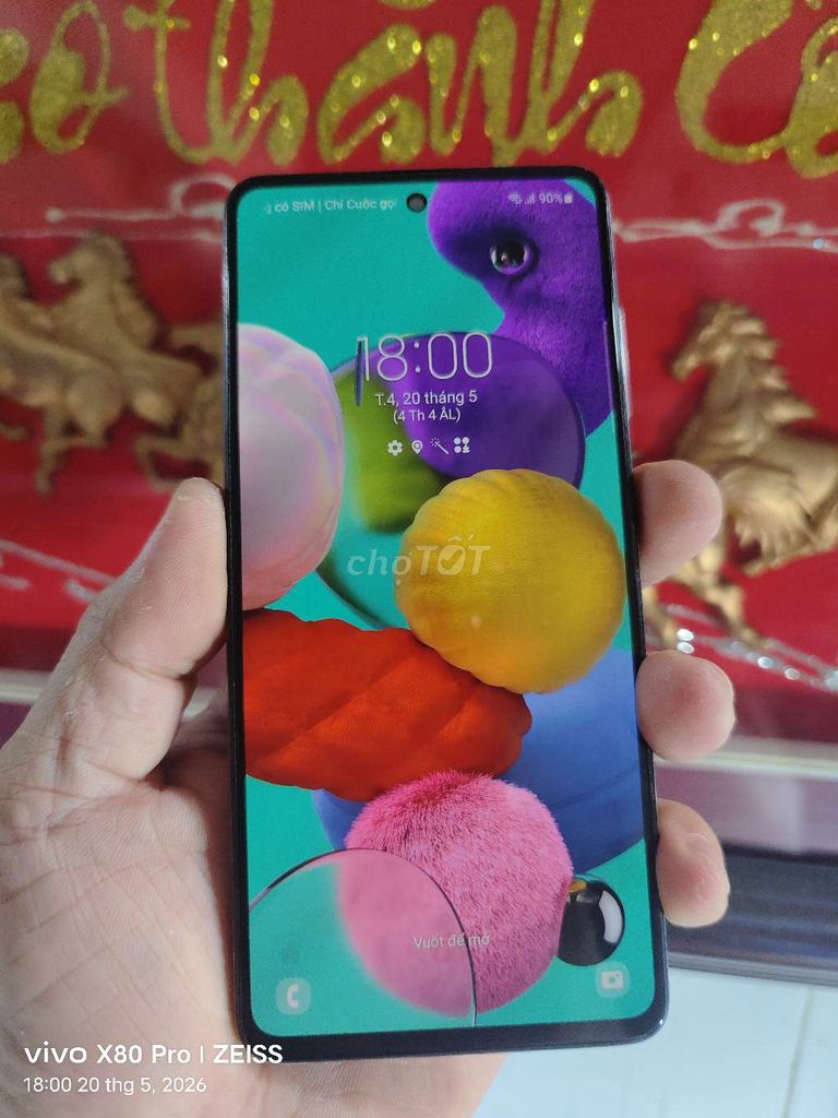 Samsung Galaxy A51 ram6/128GB Xám zin. Mua bán Điện thoại tại Thành phố Biên Hòa Đồng Nai được đăng bởi  Phát tùng Android hình 1