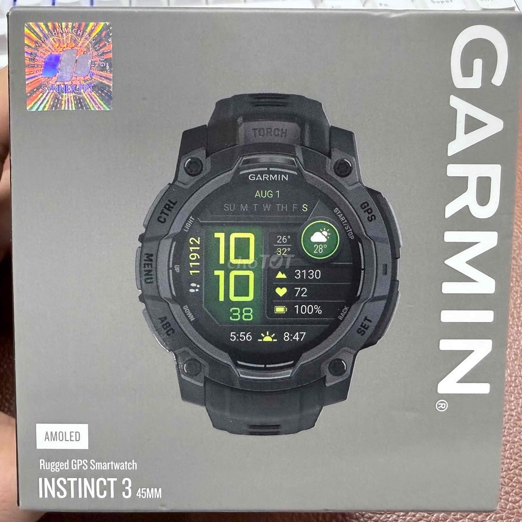 Garmin Instinct 3 AMOLED Đen. Mua bán Thiết bị đeo thông minh tại Quận 3 Tp Hồ Chí Minh được đăng bởi Đình Luyện hình 1