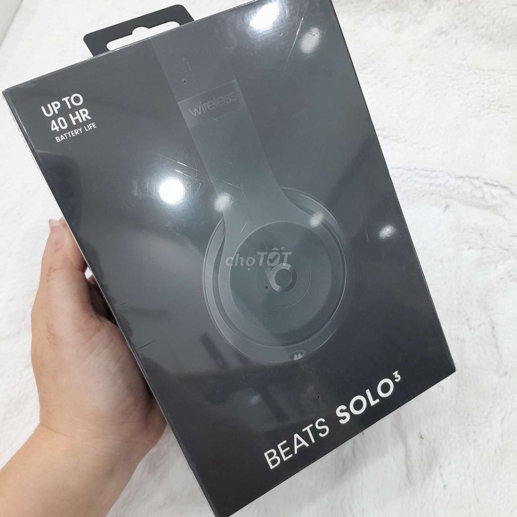 Tai nghe Beats Solo 3 Đen New Seal. Mua bán Tivi, Âm thanh tại Quận 3 Tp Hồ Chí Minh được đăng bởi Hạnh Tech hình 1