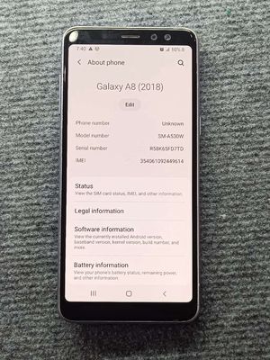 Samsung Galaxy A8 Bạc 4/32gb. Mua bán Điện thoại tại Quận Nam Từ Liêm Hà Nội được đăng bởi Nguyễn văn phước