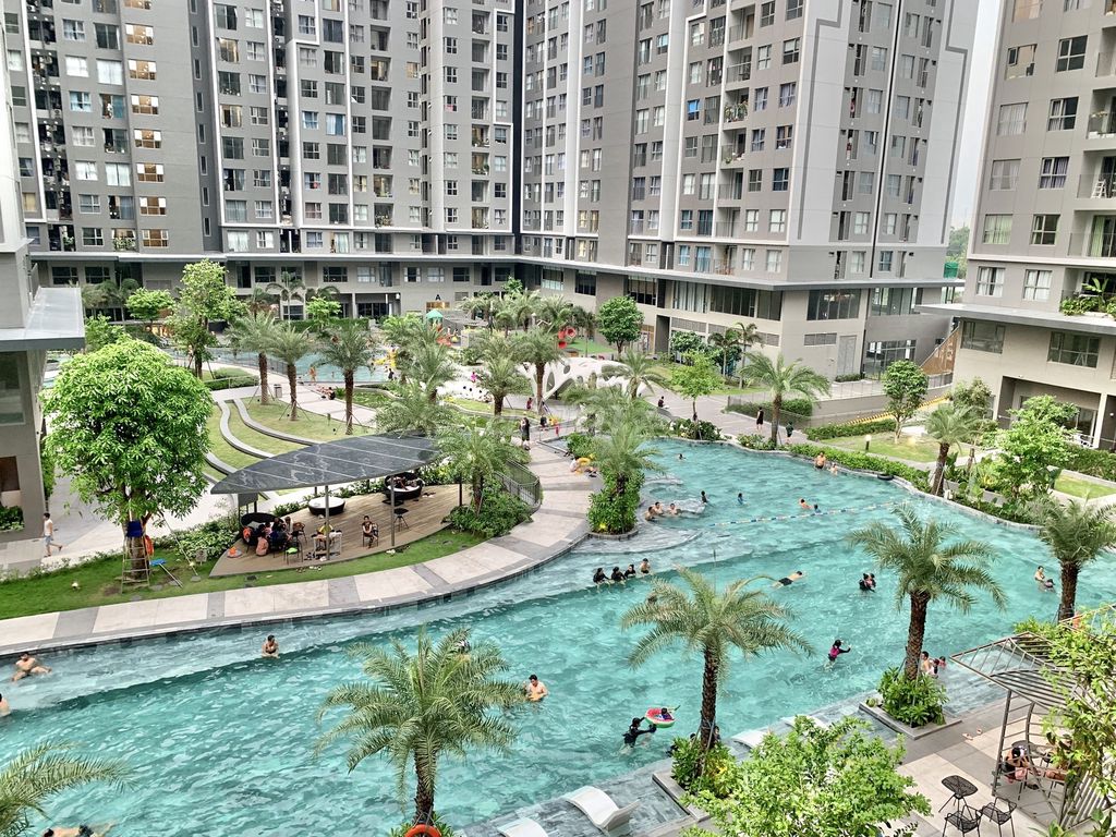 7Tr  Có 3 Máy Lạnh Kèm Nội Thất Cơ Bản - Căn 2PN 2WC - View Công Viên