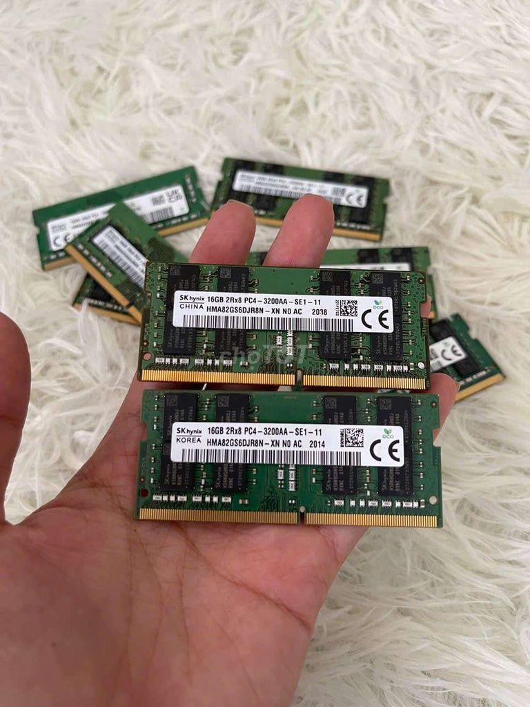 Ram Laptop Ddr4 16gb bus 3200 570k 1 cây