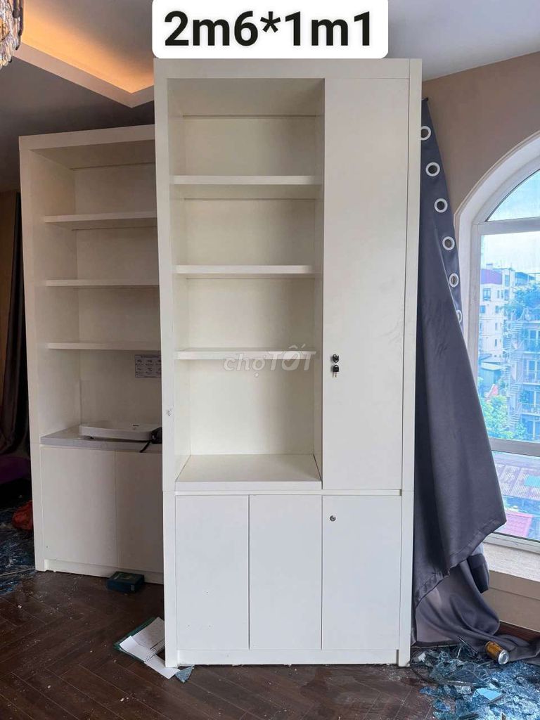 Tủ hệ độc lập Gỗ An Cường Trắng chống nước. Mua bán Tủ, kệ gia đình tại Quận Nam Từ Liêm Hà Nội được đăng bởi thjjvn hình 1