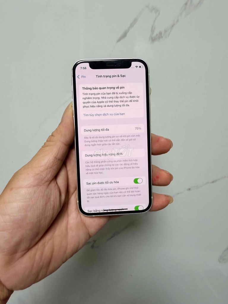 Apple iPhone 12 Mini 64GB Trắng nguyên zin. Mua bán Điện thoại tại Quận 6 Tp Hồ Chí Minh được đăng bởi Laptop Phương Nghi hình 1