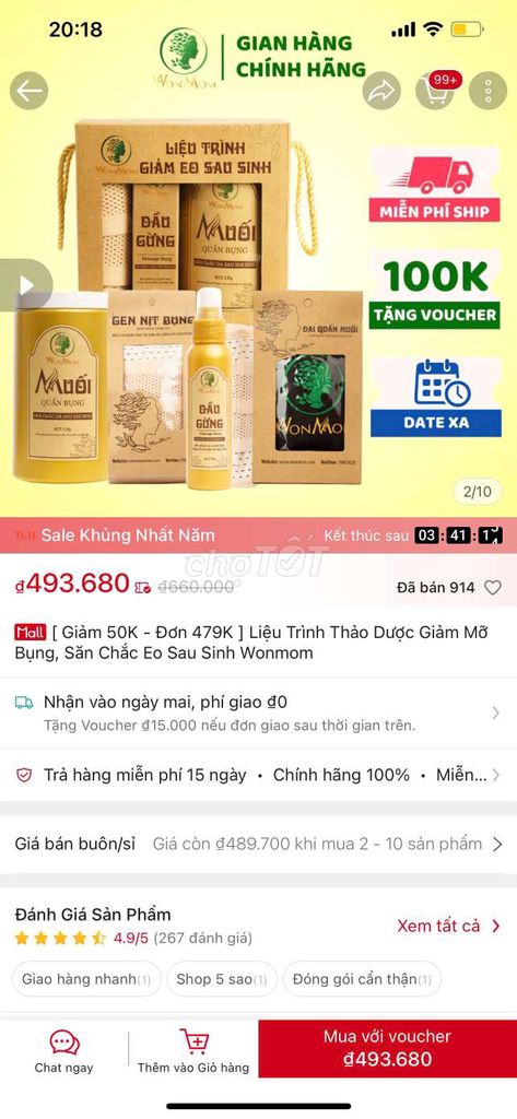 Liệu trình thảo dược giảm eo săn chắc