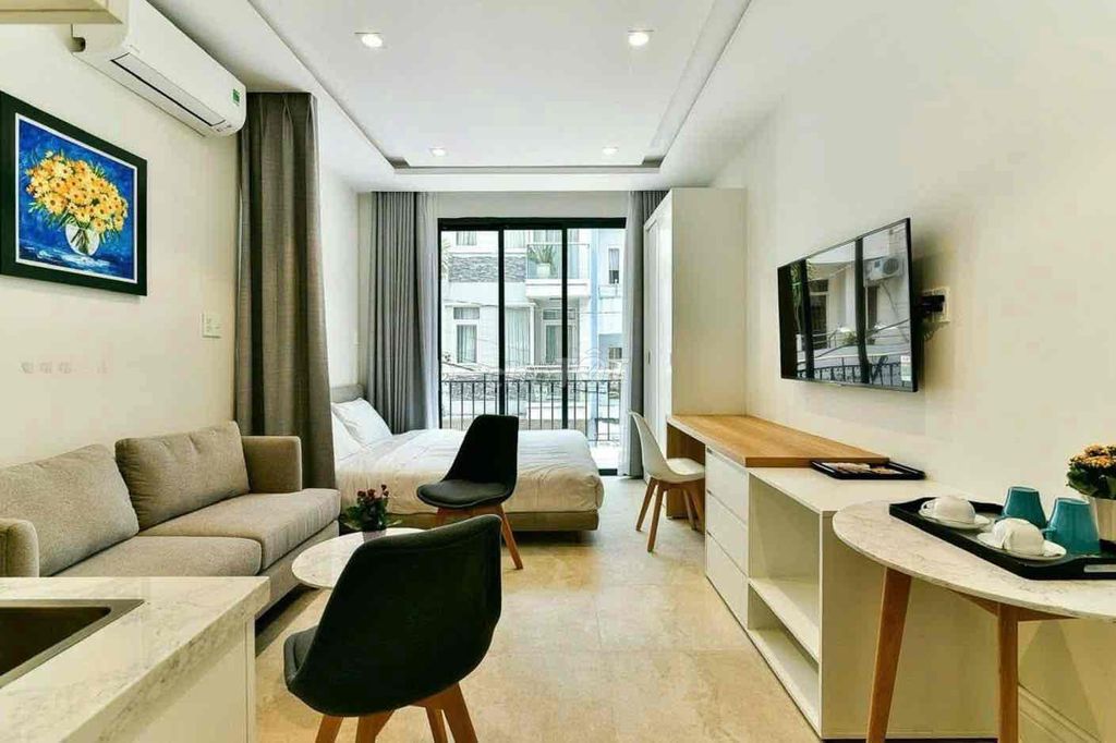 Studio bancol Trịnh Đình Trọng - Kênh Tân Hoá - Âu Cơ full nội thất