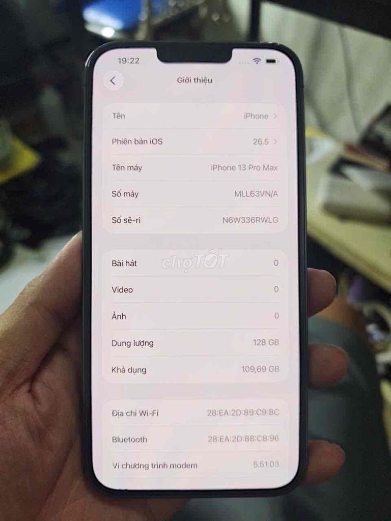 Apple iPhone 13 Pro Max 128GB Graphite Likenew 99%. Mua bán Điện thoại tại Quận 12 Tp Hồ Chí Minh được đăng bởi VD Store hình 1