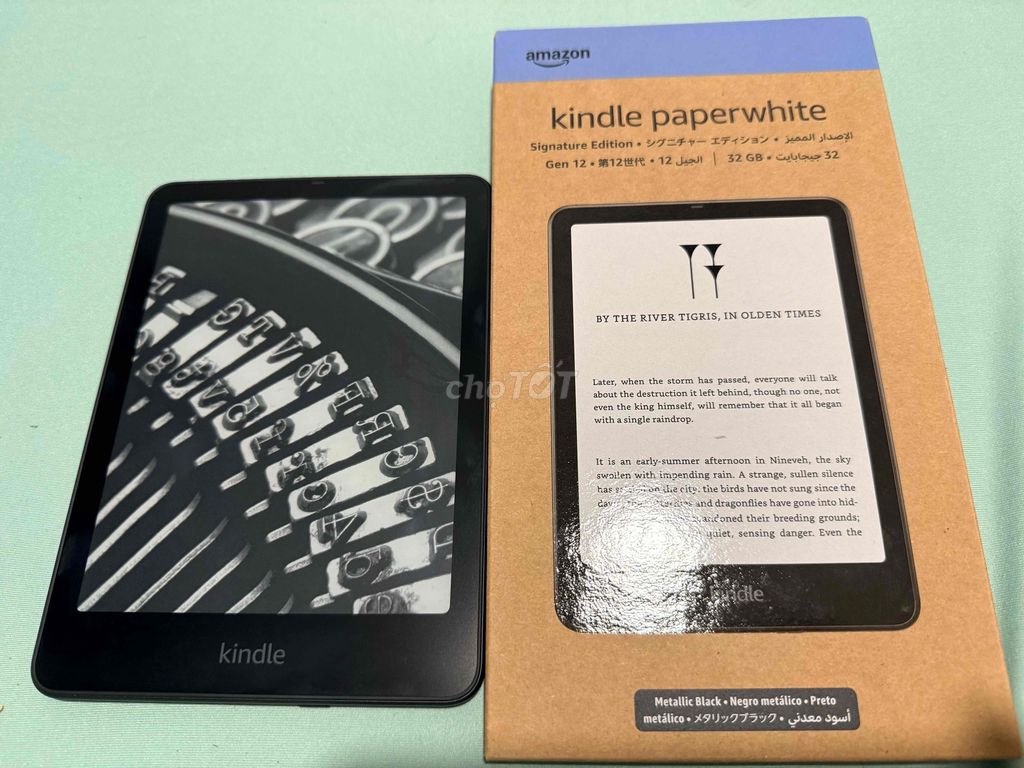 Kindle Paperwhite 6 SE 32GB Đen 99%. Mua bán Máy tính bảng tại Quận 12 Tp Hồ Chí Minh được đăng bởi Minh hình 1