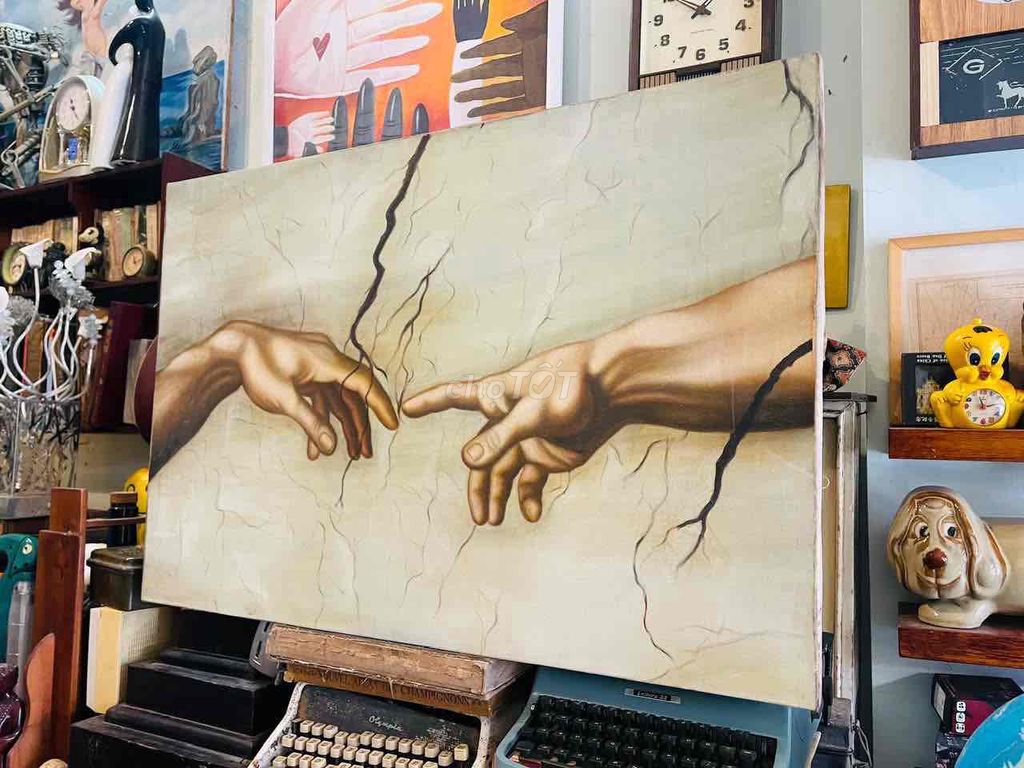 Tranh sơn dầu. Mua bán Đồ sưu tầm, đồ cổ tại Thành phố Dĩ An Bình Dương được đăng bởi An hình 1