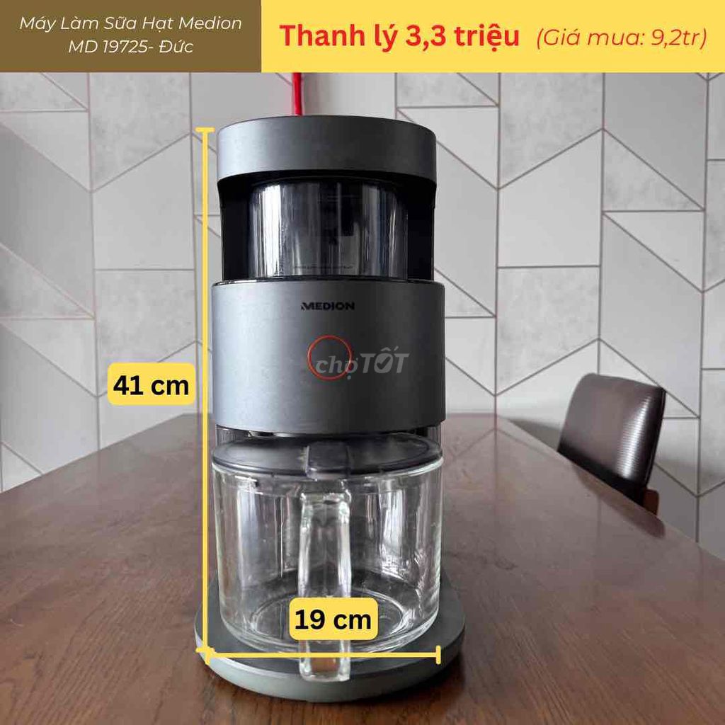 Thanh lý Máy Làm Sữa Hạt Medion MD 19725