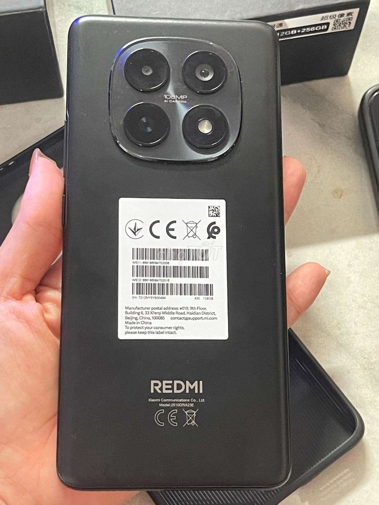 Xiaomi Redmi Note 15 128GB Đen Android. Mua bán Điện thoại tại Thành phố Nam Định Nam Định được đăng bởi Thiên Trường mobile hình 1