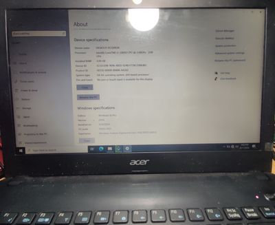 BÁN CON LAPTOP ACER ONE Z1402