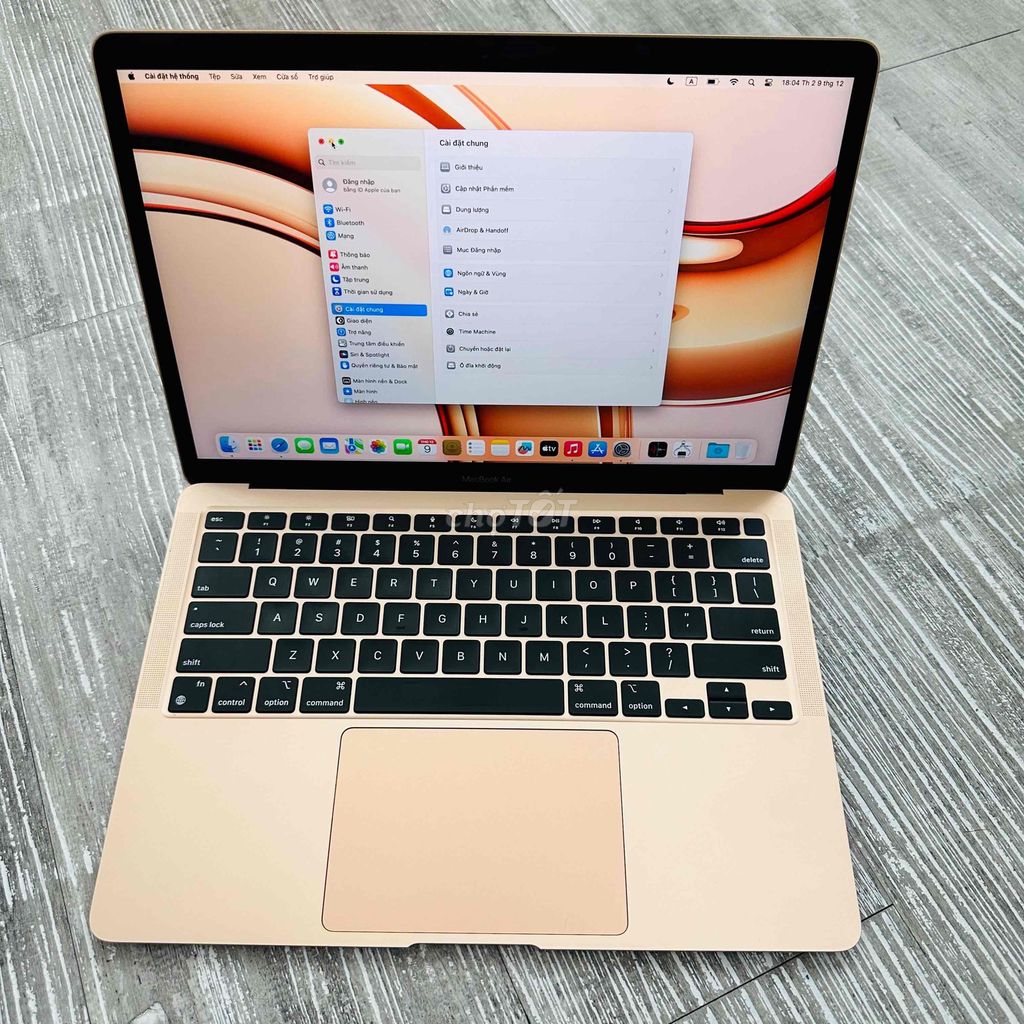 MacBook Air M1 2020 8/256G Hồng Zin Đẹp