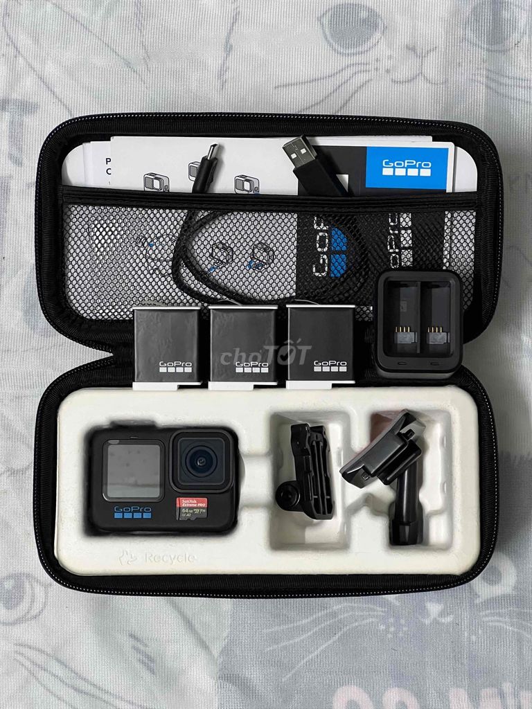 Gopro 11 Black Like New, 3 pin enduro, thẻ 64gb