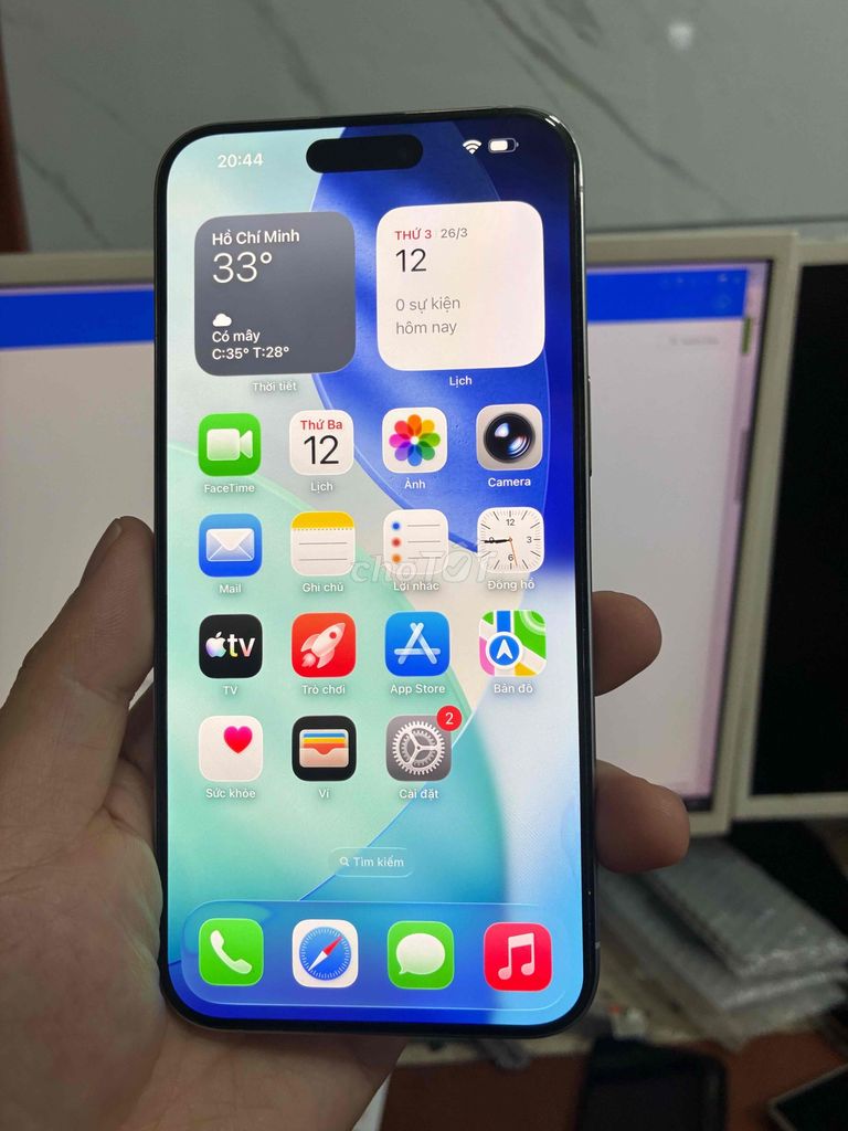 iPhone 15 Pro Max 512GB Trắng Mỹ. Mua bán Điện thoại tại Quận Lê Chân Hải Phòng được đăng bởi hoang anh hình 1