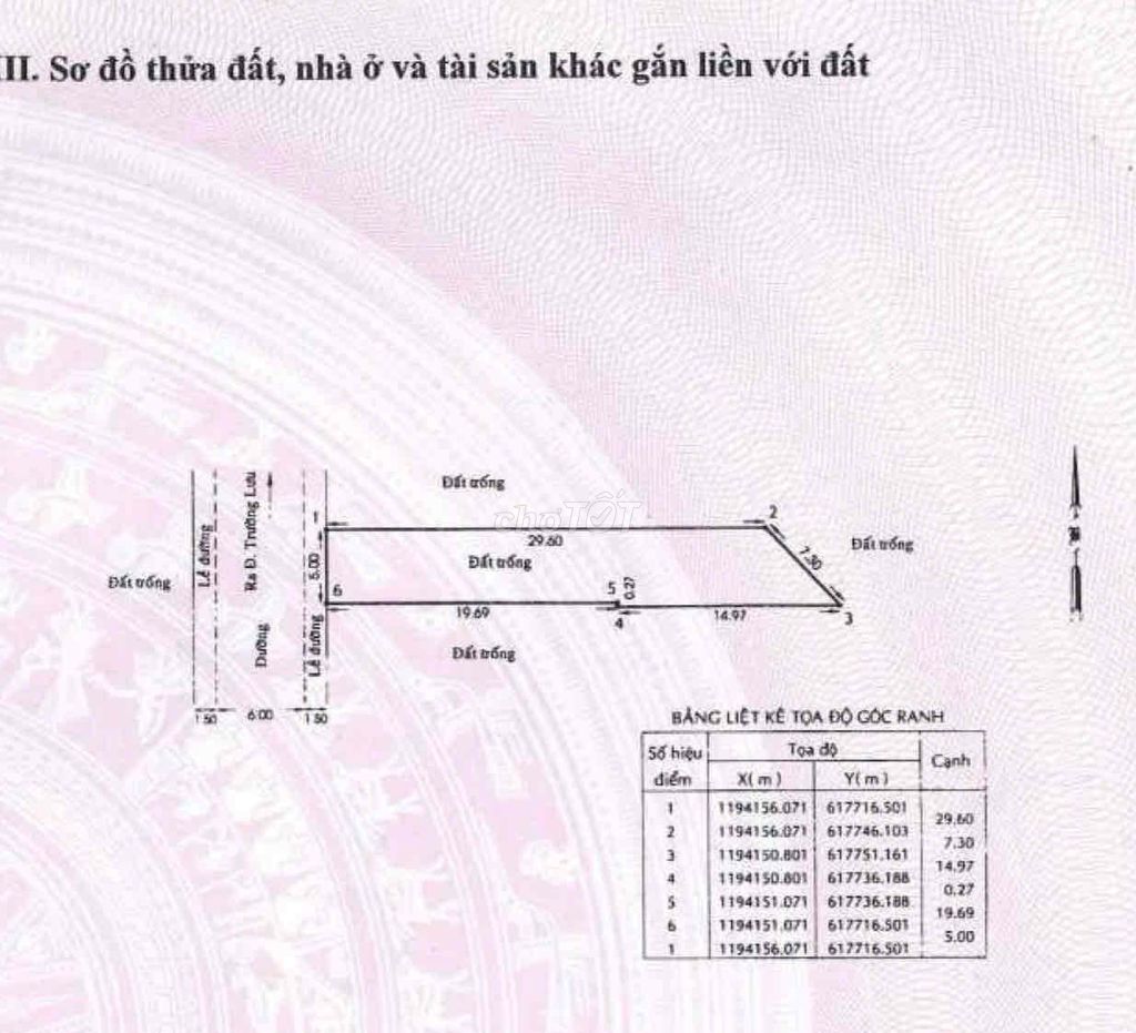 Ngân hàng VIB phát mãi 164m2 SHR tại Phường Long Trường KDC Centana