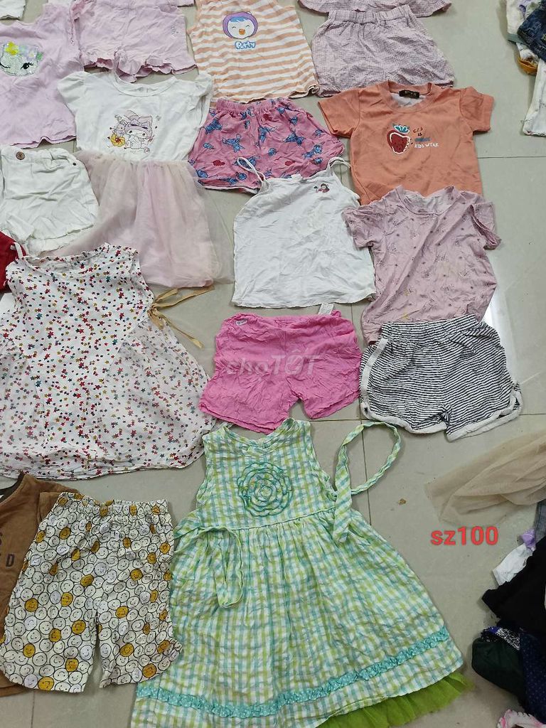 Quần áo trẻ em nữ vải tổng hợp size 100-110. Mua bán Mẹ và bé tại Huyện Cần Giuộc Long An được đăng bởi Đồ si tuyển cho bé hình 1