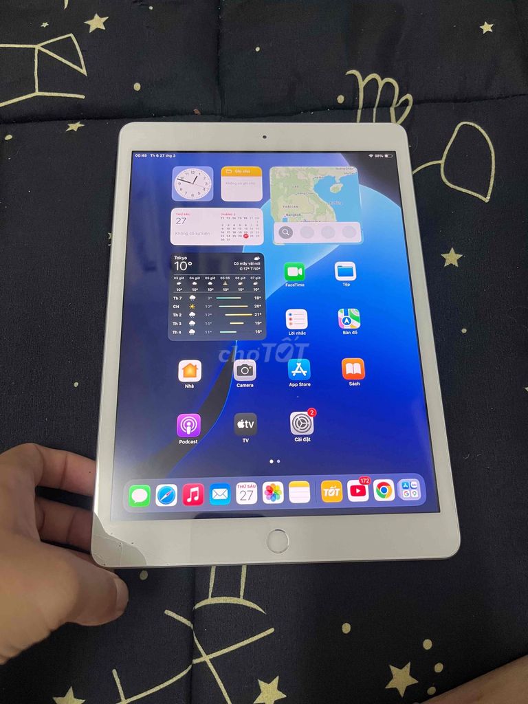 Apple iPad Gen 7 32GB Bạc. Mua bán Máy tính bảng tại Quận Gò Vấp Tp Hồ Chí Minh được đăng bởi trând Thanh hình 1