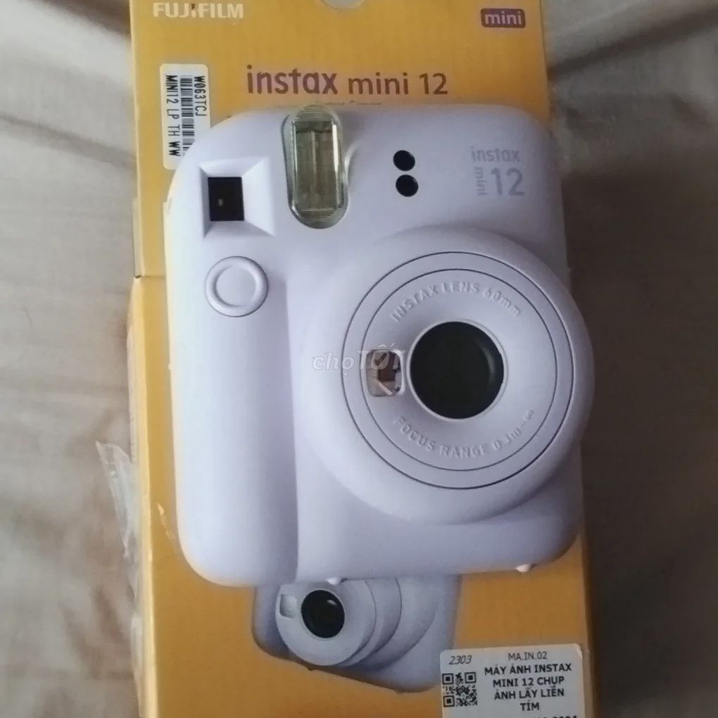 Máy ảnh lấy liền Fujifilm Instax Mini 12 Tím Mới. Mua bán Máy ảnh, Máy quay tại Thành phố Thủ Đức Tp Hồ Chí Minh được đăng bởi Thảo Trần hình 1