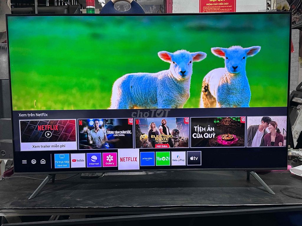 Bán smart tv samsung 55inh 4k đang chạy tốt