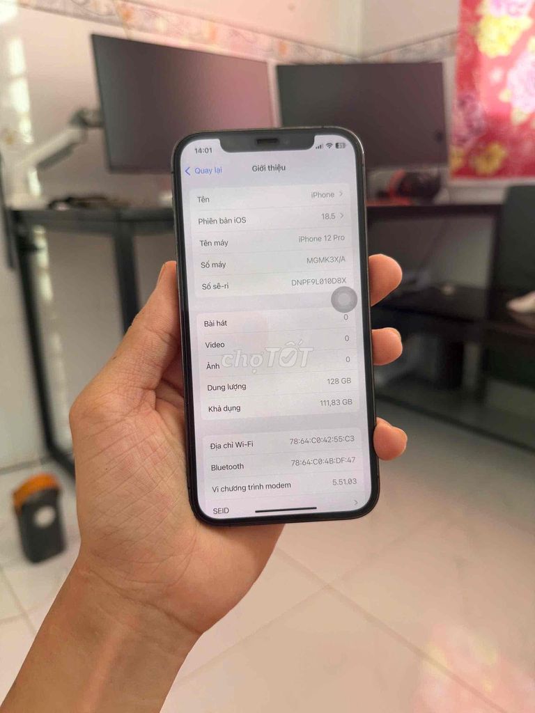 Ip 12pro. Mua bán Điện thoại tại Quận 8 Tp Hồ Chí Minh được đăng bởi Hùng Trần hình 1