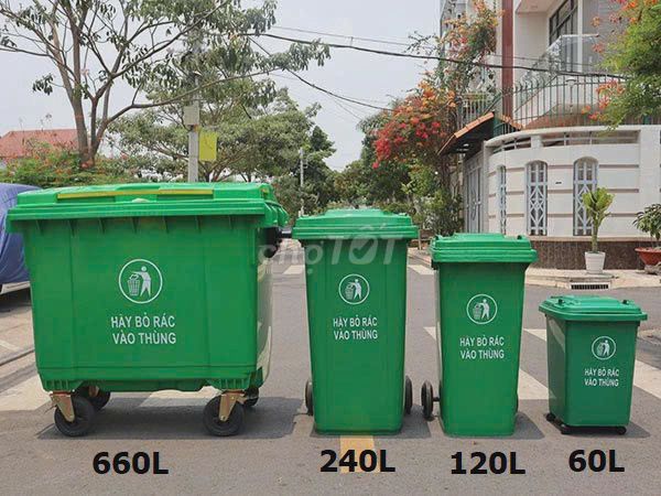 Thùng rác Thiên Tâm Nhựa HDPE. Mua bán Đồ chuyên dụng, Giống nuôi trồng tại Thành phố Cà Mau Cà Mau được đăng bởi Thiên Tâm Điện Lạnh hình 1