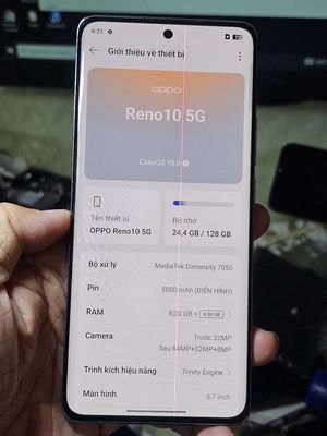 Oppo Reno10 5G 128GB zin toàn bộ giá rẻ