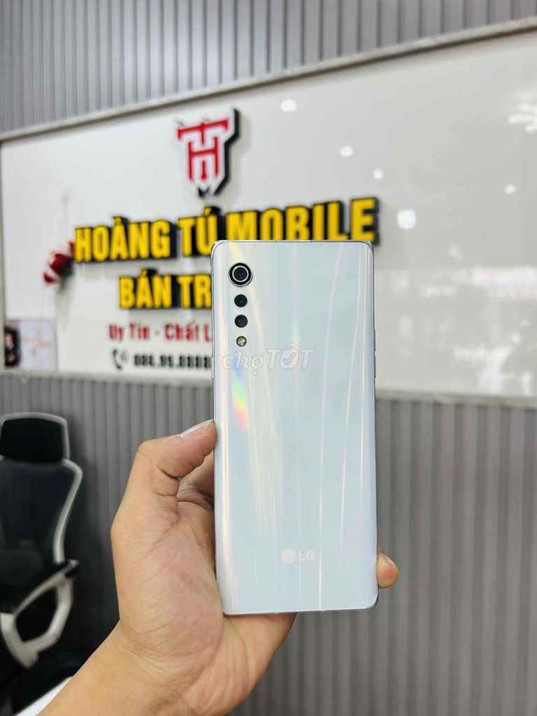 LG Velvet 5G Trắng 8/128G. Mua bán Điện thoại tại Quận Liên Chiểu Đà Nẵng được đăng bởi Hoàng Tú MB hình 1