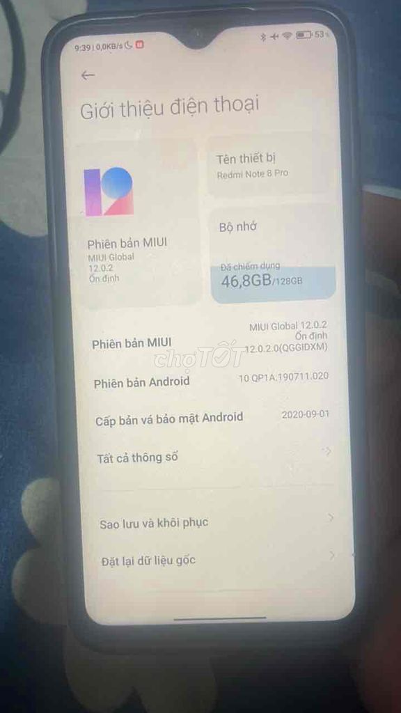 Xiaomi Redmi Note 8 Pro 128GB Xanh lá. Mua bán Điện thoại tại Quận Hoàng Mai Hà Nội được đăng bởi Mạnh Đạt hình 1