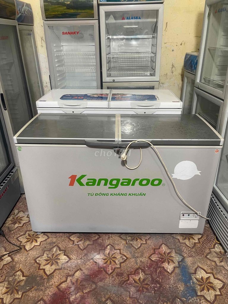 tủ đông kgaroo 400l 2 chế độ giàn đồng 100%