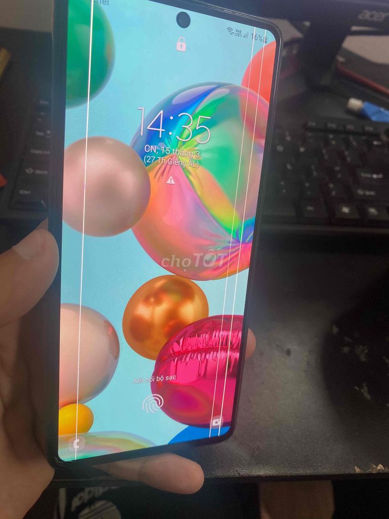 Samsung Galaxy A71 Sọc màn hình. Mua bán Điện thoại tại Huyện Thanh Trì Hà Nội được đăng bởi Nguyễn Đức Thắng hình 1