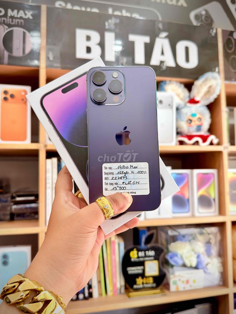Apple iPhone 14 Pro Max 128GB Tím 97. Mua bán Điện thoại tại Thành phố Long Xuyên An Giang được đăng bởi Bi Táo Store hình 1