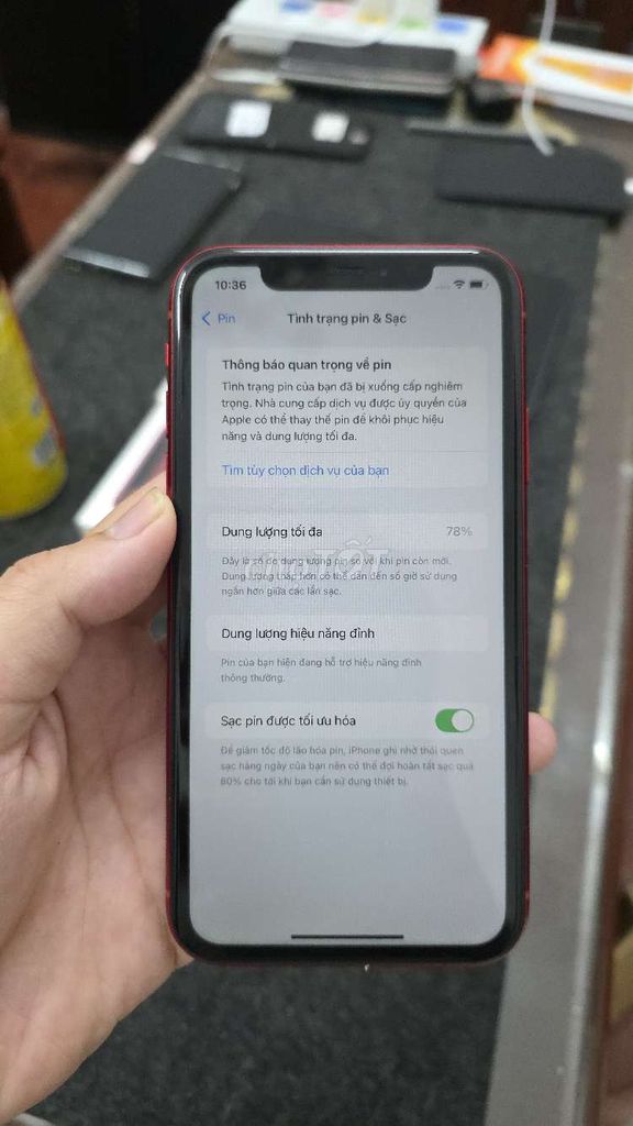 Apple iPhone XR 64GB Đỏ Đã qua sử dụng. Mua bán Điện thoại tại Quận Thanh Xuân Hà Nội được đăng bởi Khanh shandp hình 1