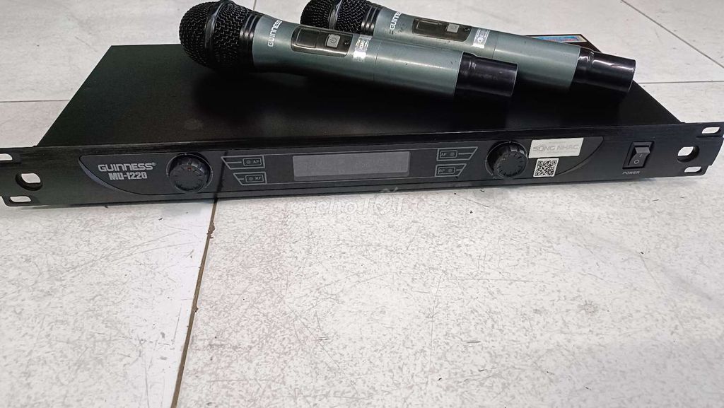 Micro không dây Guinness MU-1220 Sóng Nhạc. Mua bán Tivi, Âm thanh tại Huyện Hóc Môn Tp Hồ Chí Minh được đăng bởi Chúng Phát Audio hình 1
