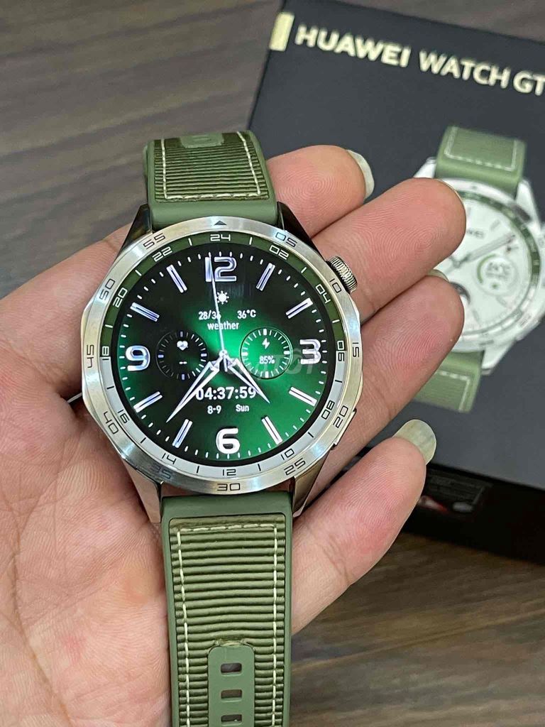 Huawei Watch GT4 Xanh lá Silicone. Mua bán Thiết bị đeo thông minh tại Huyện Quế Võ Bắc Ninh được đăng bởi Nguyễn Thế Bình hình 1
