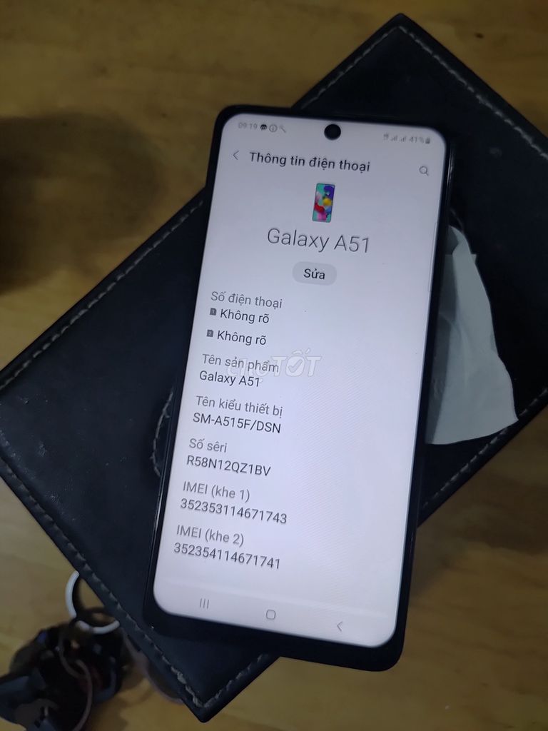 Samsung Galaxy A51 -Ram 6G-128GB Trắng. Mua bán Điện thoại tại Quận 12 Tp Hồ Chí Minh được đăng bởi Ly ly hình 1