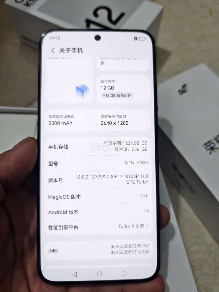 Honor X70 256GB Đen Đã sử dụng. Mua bán Điện thoại tại Thành phố Thủ Dầu Một Bình Dương được đăng bởi Bùi Văn Kỷ hình 1